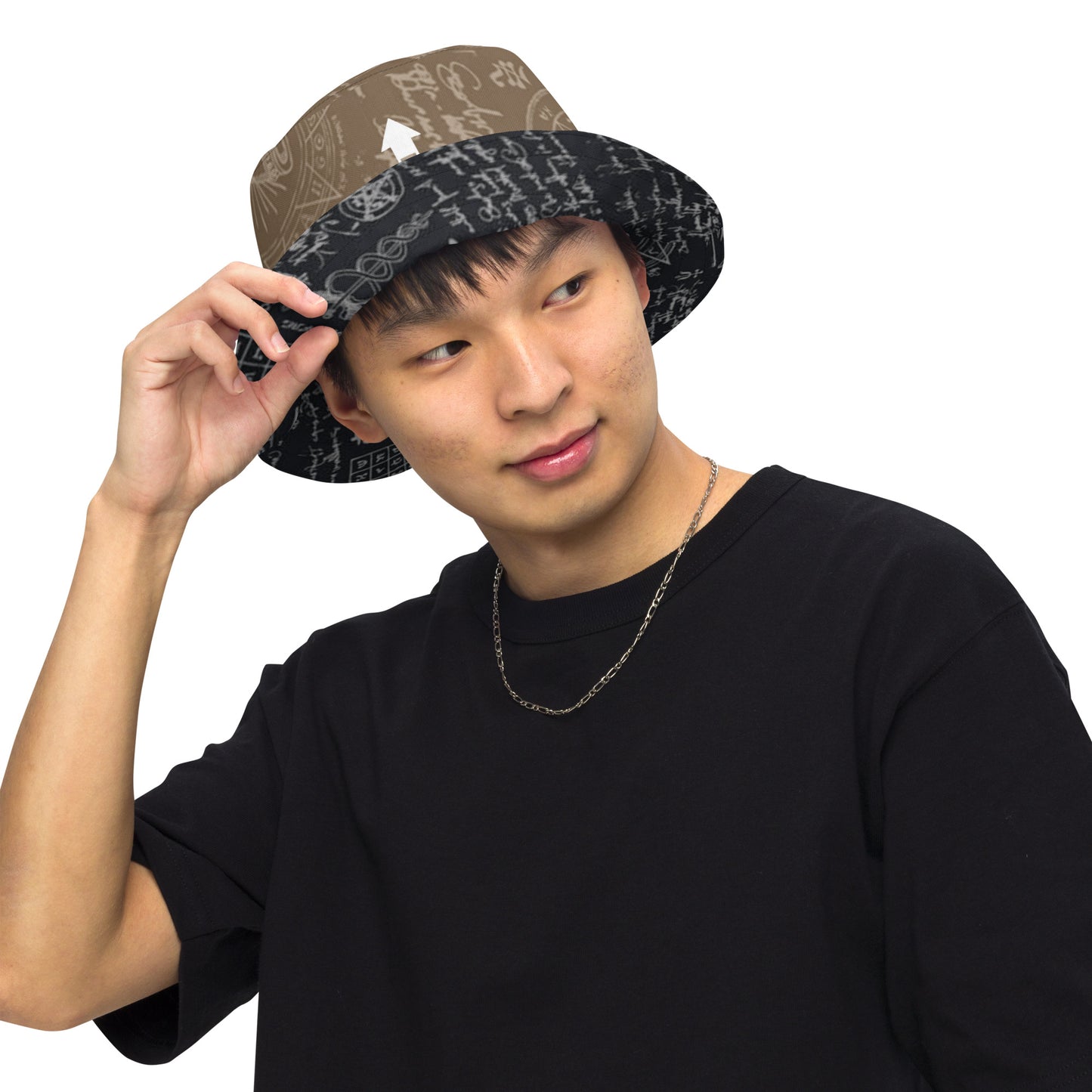 Alchemy Black Brown Reversible Bucket Hat (Geared Up Collection)